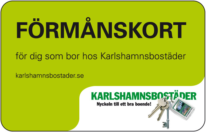 Välkommen till Karlshamnsbostäder Information