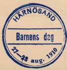 Barnens Dag 27-28 augusti 1910, Härnösand