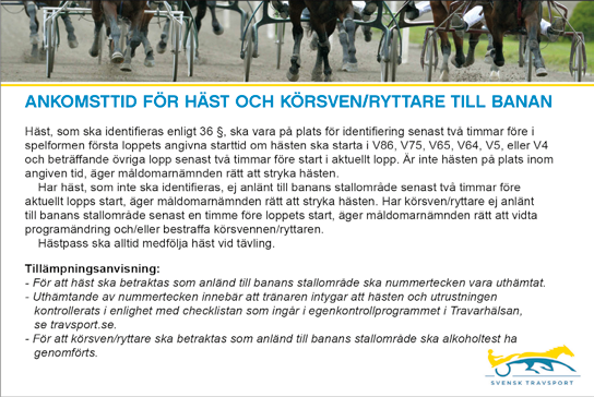 SOLVALLA DISTANS STAT V TIO TVILLING VINNAE Lärlings- & Ungdomslopp 0 m -åriga och äldre 00.00-0.000 kr, körda av -E- eller F- licsinnehavare. 0 m. Autostart. Pris: 0.000-.000-.00-.00-.00- : (.00)-(.