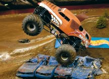 29 STOCKHOLMS STADSHUS AB ULF LARSSON, VD Hot Wheels Monster Jam i aktion i Globen.