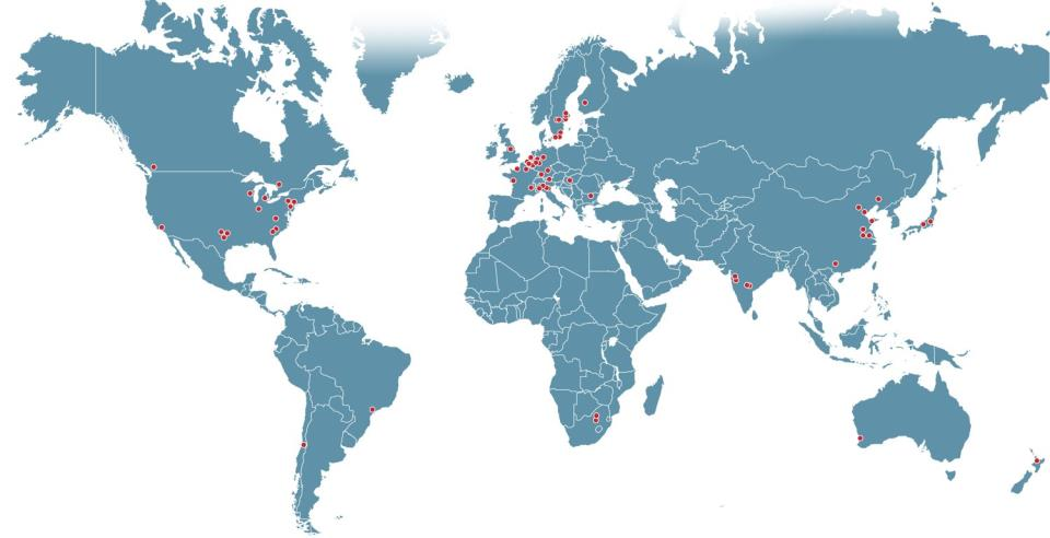 ATLAS COPCO Produktionsenheter I världen Intern/extern konkurrens råder