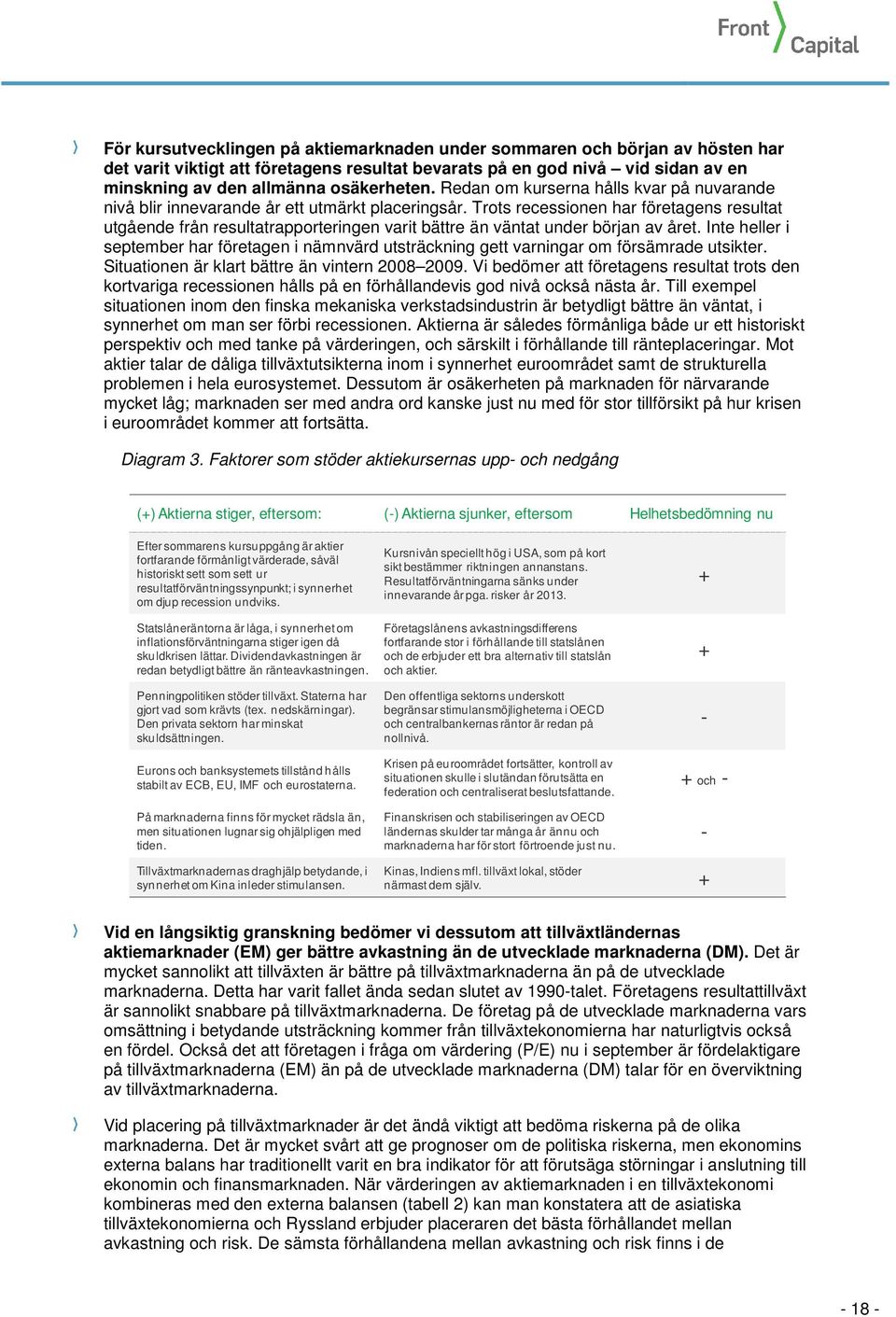 Trots recessionen har företagens resultat utgående från resultatrapporteringen varit bättre än väntat under början av året.