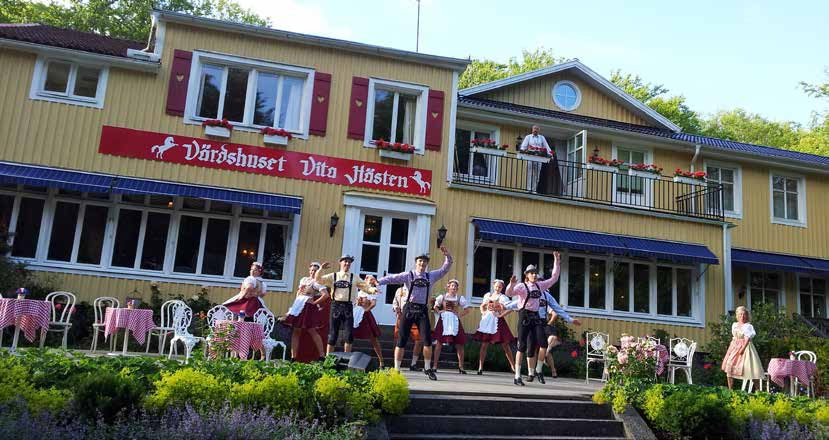 Im weißen Rössl am Wolfgangsee Vita hästen Under några veckor i juli/augusti visades operetten Vita Hästen på Villa Vik.