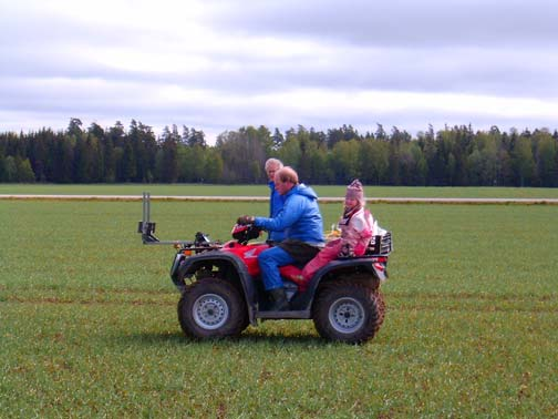 Verksamhet i AGROVÄST-projektet Precisionsodling Sverige, POS, 2007 Christina Lundström (red)