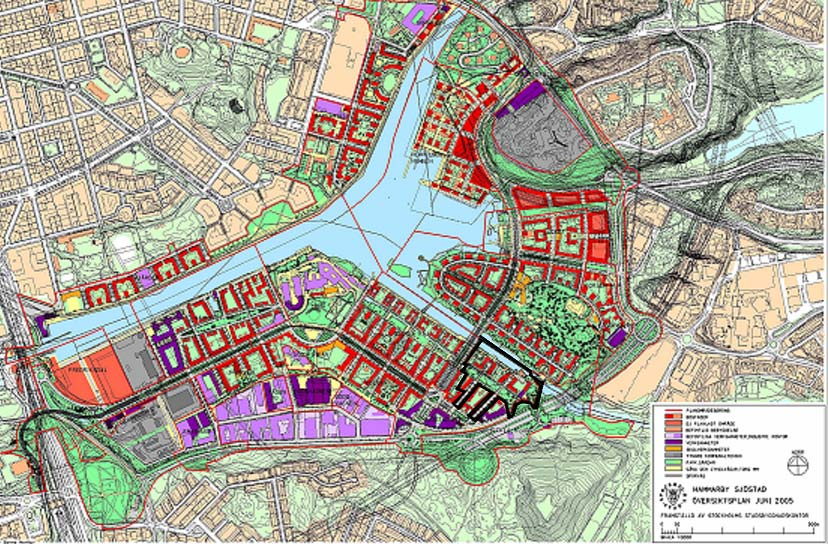 Markkontoret anser att måluppfyllelsen beträffande innehåll, tidplan och ekonomi i utbyggnaden av Sickla Kanal är god.