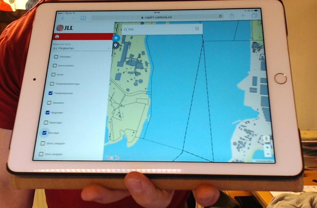 Etablering av karttjänsten Utveckling av SeaGIS 2.