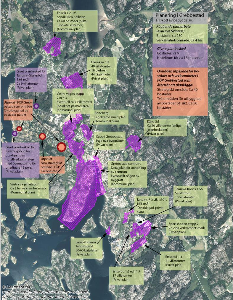 Det pågår ett arbete med framtagande av en ny översiktsplan för Tanums kommun.