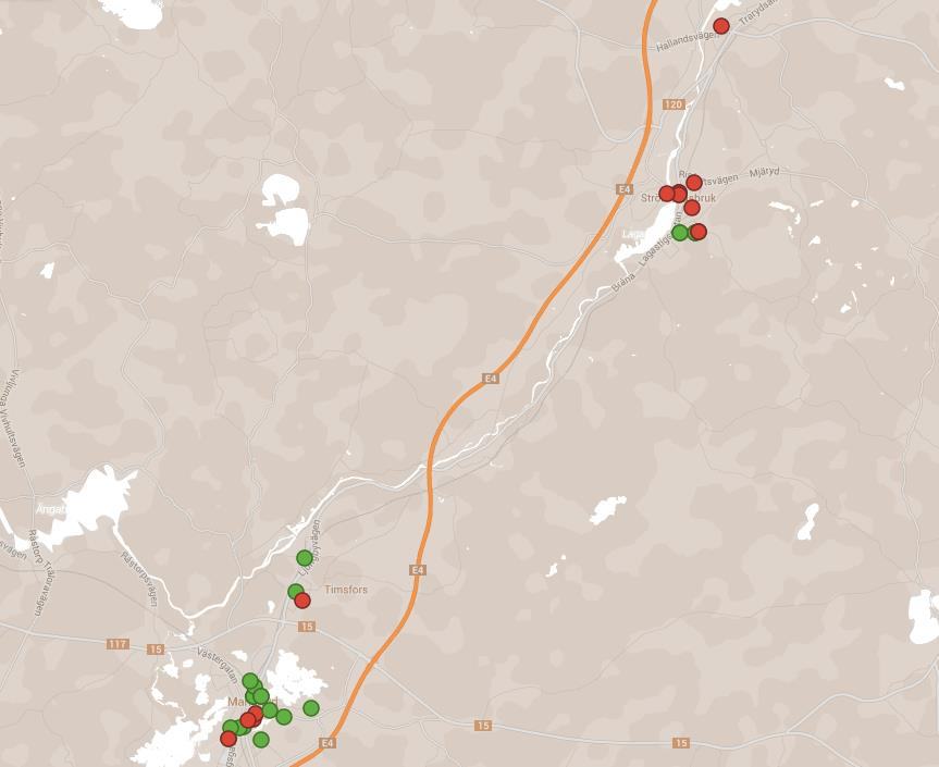 3.5 Markaryd Under mätperioden i Markaryds kommun har svar inkommit från 23 enheter/ leveransadresser.