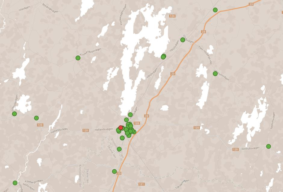 3.8 Älmhult Under mätperioden i Älmhult kommun har svar inkommit från 51 enheter/ leveransadresser.