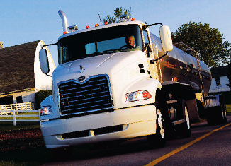 ponentbrist störde leveranserna för Mack Trucks i Nordamerika i slutet av det tredje kvartalet.