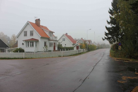 1950-tals hus respektive 1930-talshus på Gunnarskärsvägen Länkar Skoghallsparken Götetorps skola - Götetorp 3:179 Götetorps gård - Götetorp 1:147 Källa -1964.