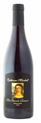 Catherine Marshall SYDAFRIKA V5104 Sauvignon Blanc 12 6 st V5106 Pinot Noir 11 6 st V5107 Pinot Noir Six Barrels Reserve 10 6 st Catherine Marshall är en av de ursprungliga sydafrikanska Garage Wine