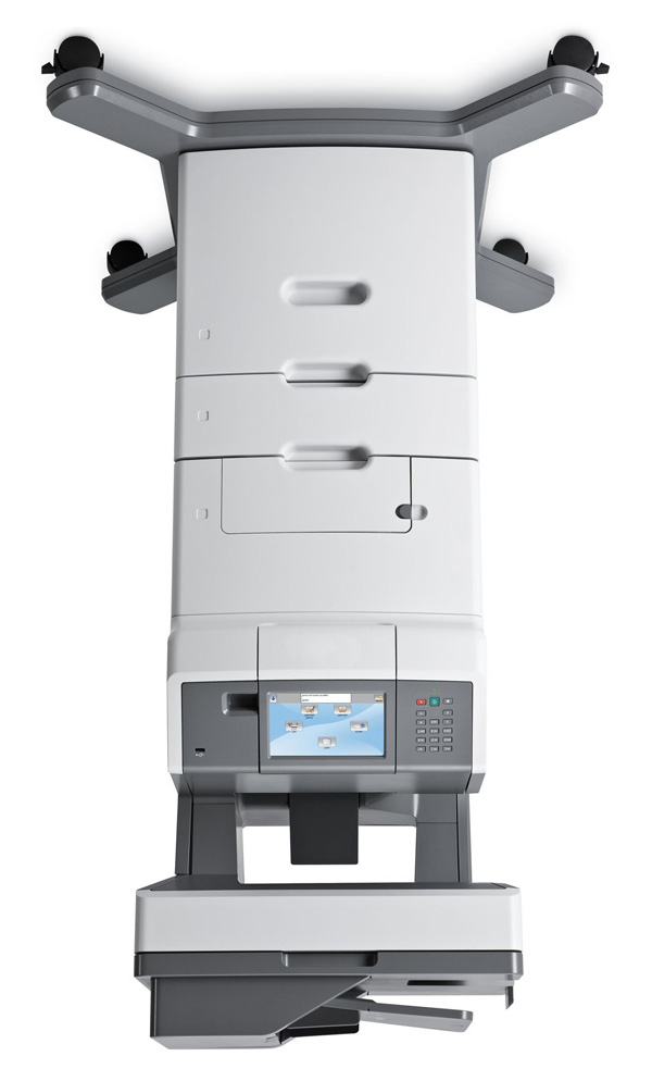 Största möjliga konfigurationer som kan hanteras 28 Lexmark X73x Lexmark X73x med hjulbas 16M1210 A B Skrivare som stöds: X734de, X736de och X738de Skrivarkonfiguration Magasin för 550 ark eller