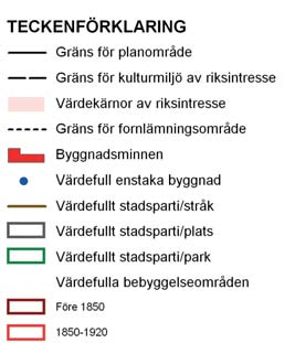 3 (12) Utsnitt ur ÖP Fördjupning för de centrala stadsdelarna Gällande detaljplaner: - Förslag till ändring av stadsplanen för del av kvarteret Tyr inom Umeå stad (antagen 1945).