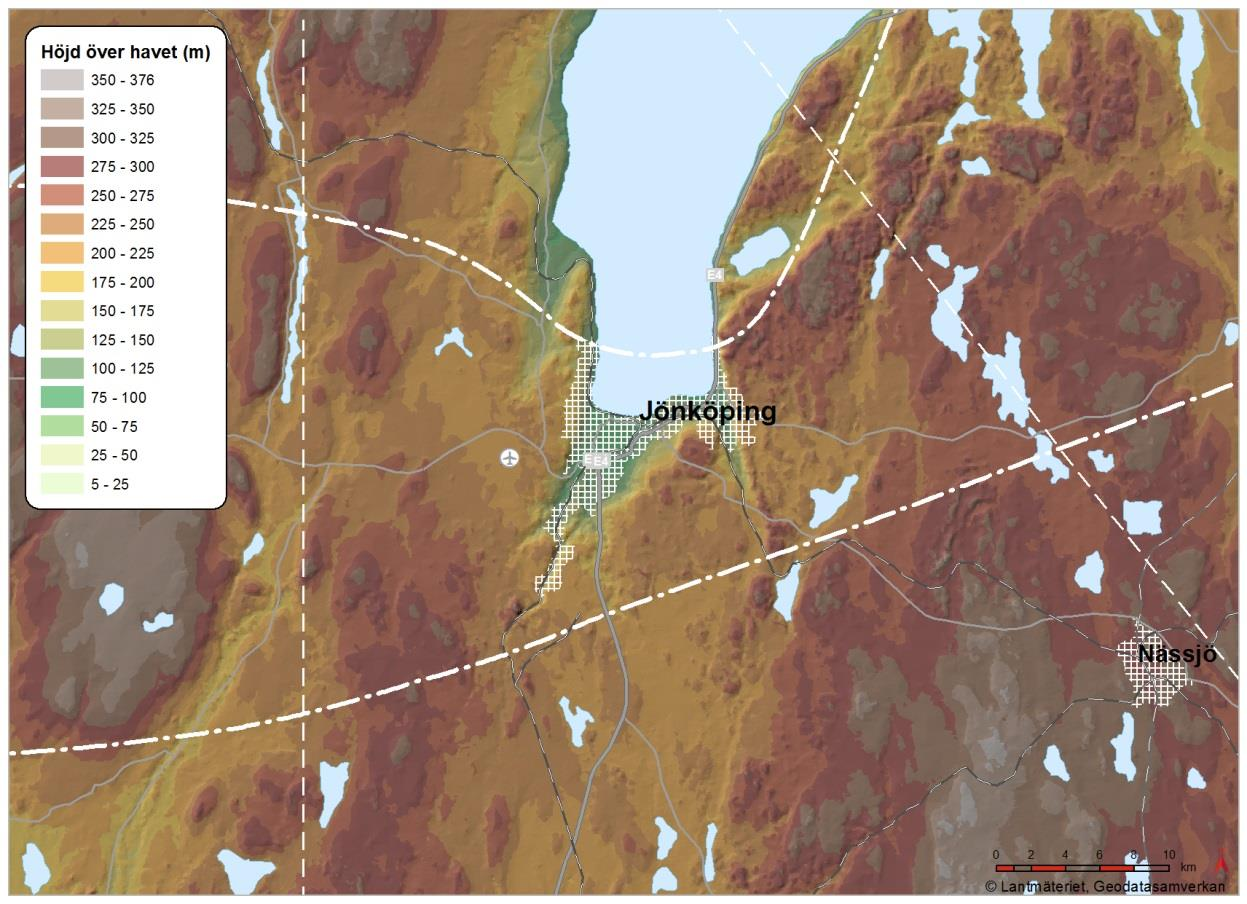 8.3.6 Landskap Funktionsområde 3 berör fyra landskapstyper: Storskaligt böljande landskap, Kraftigt kuperat skogslandskap, Vätternsänkan och Åslandskap.