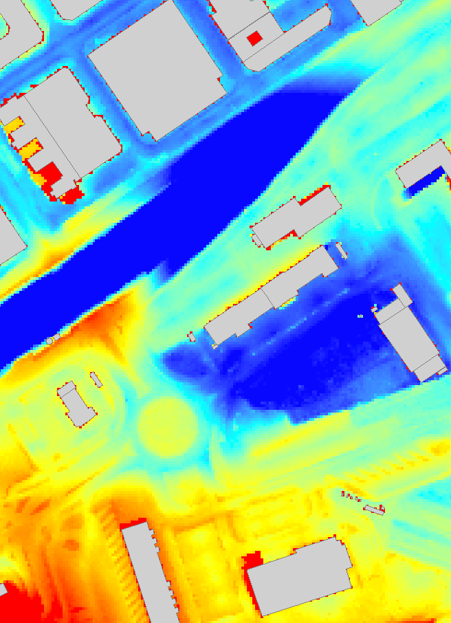 Användarvägledning för Hydromodellen 10 av 18 Figur 8 Den permanenta skyddsbarriären G2 för den östra infarten till Götatunneln i Göteborg. Bild: Trafikverket.