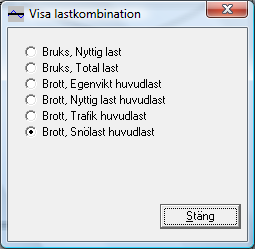 caeec310 Balkpelare stål Sidan 16(22) 2.5.2 Diagram Under valet diagram erhålls ett Momentdiagram över det systemet vars beräkningar har utförts, se Figur 14.