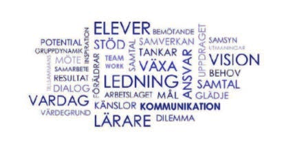 Exempel på fundering från skolan Jag tror att många skolorganisationen förlorar på att man inte förstår vikten av ett gott ledarskap.