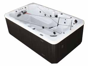 Dynasty SwimSpa Pro 19 Aquex Pro Series Modell: SwimSpa 19 SwimSpa Det stora lyxiga Swimspaet i Aquex Pro Serien, flaggskeppet bland marknadens många olika Swimspa modeller.