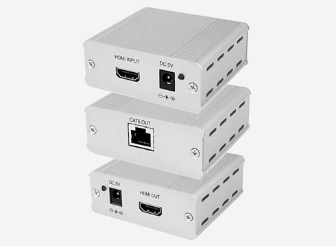 HDMI 1481 HDMI Cat6 EXTENDER HDBaseT / 5Play LAN/HDMI/Power/IR/RS-232 HDMI & IP m.m över en enda CAT5e/CAT6 kabel!