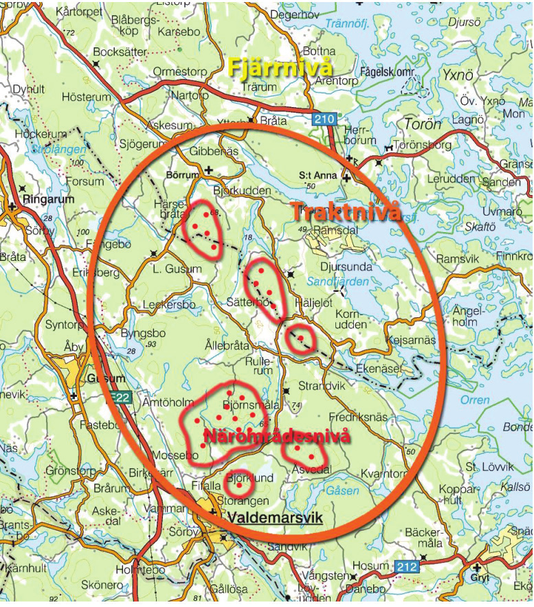 PM Landskapsbildspåverkan sådant avstånd upplevs de normalt inte som påtagliga eller visuellt dominanta. Synbarheten kommer i fjärrperspektivet i hög grad vara beroende av ljus- och siktförhållanden.