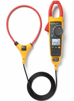 Med TPAK magnetiska upphängningsrem (ingår i 376 FC; kompatibelt med 375 FC och 374 FC) kan du enkelt hänga upp tången när du använder proberna Integrerat VFD-lågpassfilter (Fluke 376 FC och 375 FC)