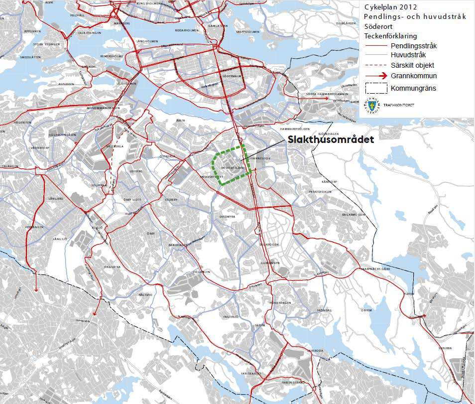 Figur 1. Cykelplan 2012.