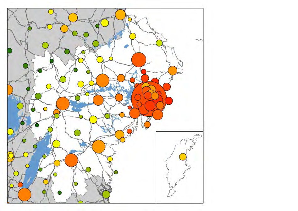 LÄNSPLAN FÖR REGIONAL TRANSPORTINFRASTRUKTUR I UPPSALA LÄN 2014 2025 14. Planeringsförutsättningar Omvärlden Sedan 1945 har världen upplevt en snabb globalisering.