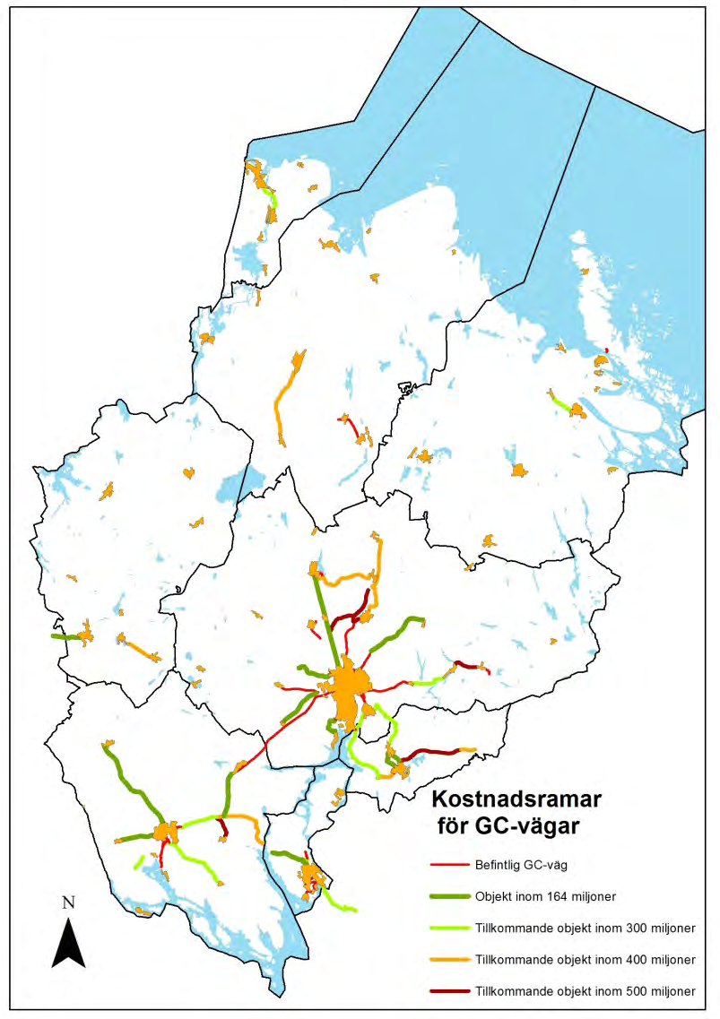 LÄNSPLAN FÖR REGIONAL TRANSPORTINFRASTRUKTUR I UPPSALA LÄN 2014 2025 Rang Kommun Sträcka Inrapporterade behov av kommunerna 1 Uppsala Ramstalund-Uppsala 2 Uppsala Uppsala-Lövstalöt (G:a E4) 3 Uppsala