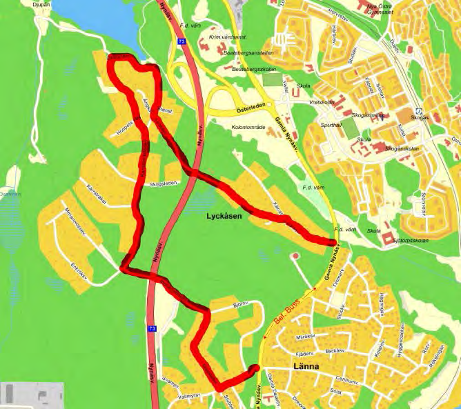 Kommunstyrelseförvaltningens svar: Förvaltningen tackar för synpunkten. Kommunen arbetar med gångplan och cykelplan som behandlar tillgängligheten och tryggheten för fotgängare och cyklister.