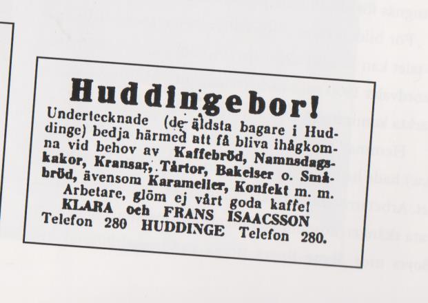 I våra kvarter finns Kyrkan med det blå korset Centrumkyrkan eller fd Baptistkyrkan Det var konditorn Frans Isacsson som var en av initiativtagarna till att en baptistförsamling bildades i Huddinge