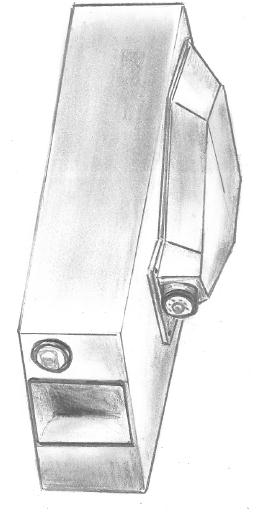 Koncept A-7 Basenheten har avrundade kanter från både bak- och framsidan. Kåpan står på framsidan till skillnad från de föregående koncepten.