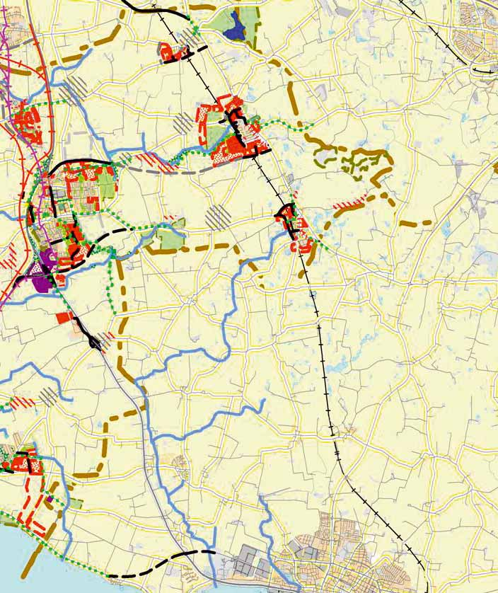 7 Spårbunden kollektivtrafik i form av Pågatåg eller lätt spårväg blir en naturlig del av vardagen. 9 8 Pågatågstrafik på Trelleborgsbanan med stationer i Västra Ingelstad och Östra Grevie.