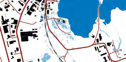 92 konsekvenser av en översvämning i mälaren Figur 21. Översvämningskarteringen kan också användas för att visa beräknat vattendjup vid ett visst vattenstånd (exempelvis +2,5 meter).