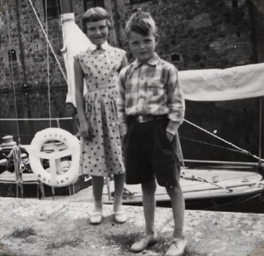 1957. Irma Ljung och Gunnel Davidsson