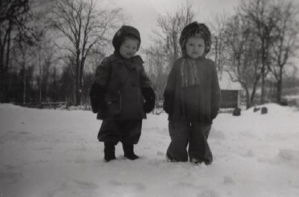 1948. Bykning vid Väsjön