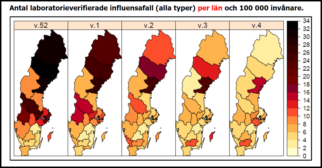 2016/17 års influensaepidemi Säsongens influensaepidemi blev ju omfattande och medförde, förutom risk och lidande för våra patienter, också en stor belastning på sjukvården, särskilt då toppen kom