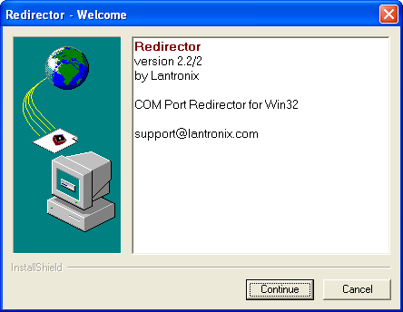 8.2 Installera Com Port Redirector Installation av Com Port Redirector. 1.