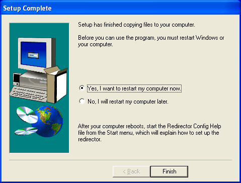 Bild 8-5 Bild 8-6 6. Namnet på mappen som innehåller Com Port Redirector mjukvaran visas under Program Folders. Vi rekommenderar det föreslagna namnet.