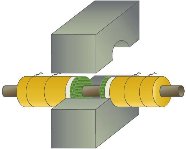 rör Ø + 36mm STÅLÖ BANDMOTSTÅND EI 240 MUADE KONSTUKTIONE - VÄGGA rör Ø + 36mm STÅLÖ BANDMOTSTÅND EI 90 MUADE KONSTUKTIONE - VÄGGA 100cm på bägge Akryl djup 15mm 30mm rörskål av 100cm på bägge Akryl