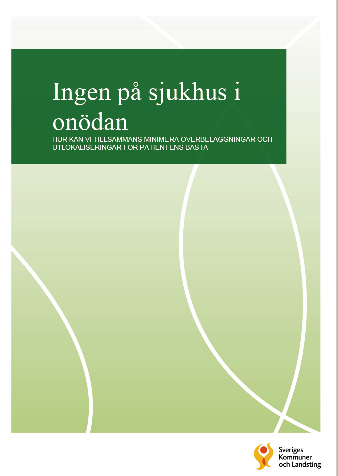 Ny studie om överbeläggningar och utlokaliseringar Studien från SKL visar att andelen patienter som överbeläggs eller ligger på fel avdelningar generellt har ökat de senaste åren.