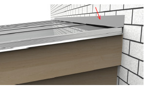 Manual Glastak - Montering 17. Anslutning mot husfasad Anlita en plåtslagare för att tillverka anslutningen mot befintlig fasad.