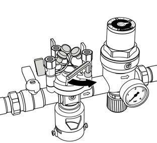 1066 sida 8 av 1 Checks on and where necessary replacements for the internal parts of the backflow preventer Kontroll och utbyte av delar i återströmningsskyddet The illustrations below show the