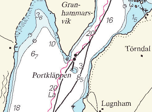 Nr 29 6 Sweden. Lake Mälaren. Södra Björkfjärden. S of Ridön. S of Karlholmen. Spar-buoys established. Lateral marks have been established in the sound between Karlholmen and Jurstaholm.