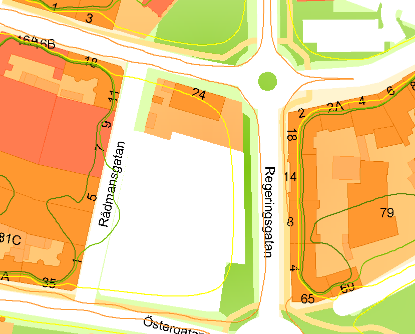 3(6) 3 Beräkningsförutsättningar Bullerberäkningar har utförts med Buller Väg II från Trivector som är en tillämpning av de nordiska beräkningsmodellerna.