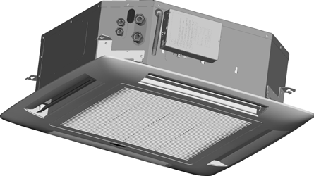 Dimensioner, mm 42GW 200/209-300/309-400/409 (kompakt ram) Enhet med fyrvägsventiler 627 569 0 119 157 102 34 51 90 36 70 298 167 220 148 569 370 15 107 Se detalj C Detalj C Flexibel dräneringsslang