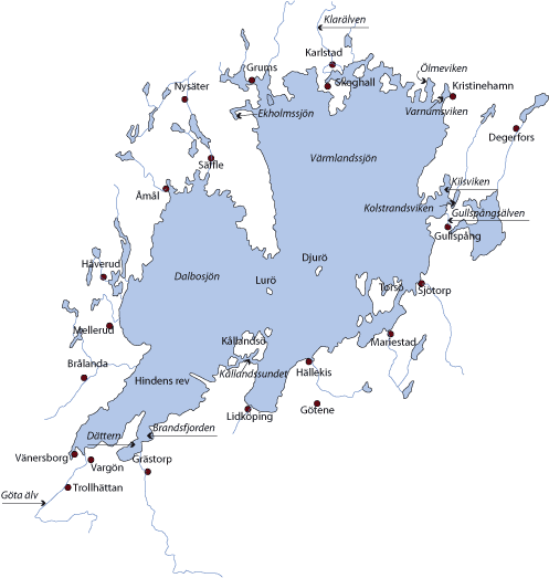 Skadekostnaderna för Vänern har beräknats i delbetänkande och innefattar skador på byggnader, vägar, järnvägar, sjöfart, vattenverk, elverk, jordbruk, skogsbruk och fiske.