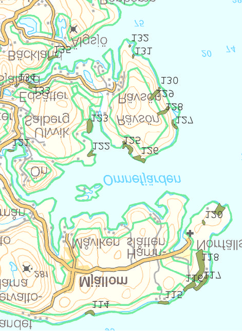 113 Bäck vid Färnsviken 1627282 Y 6987820 NV:3 Biotopbeskrivning: Bäck med lövdominerad strand med finsediment; mjukoch grusbotten. Bäcken påverkas framförallt av jordbruksmark.