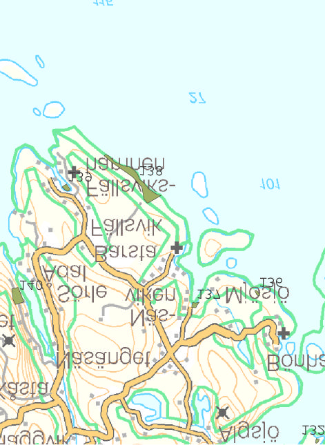 Kustinventeringen 2002-2004, Kramfors kommun 136 Mjöviken 1633942 Y 6975971 NV: 2 Areal 0,8 ha Biotopbeskrivning: Lövdominerad sjöstrand med myrzon och barrträd.