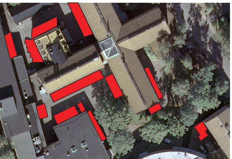 2 Nuläge Parkeringsplatserna på KTH är till stor del restytor med stort inslag av utspridd parkering.